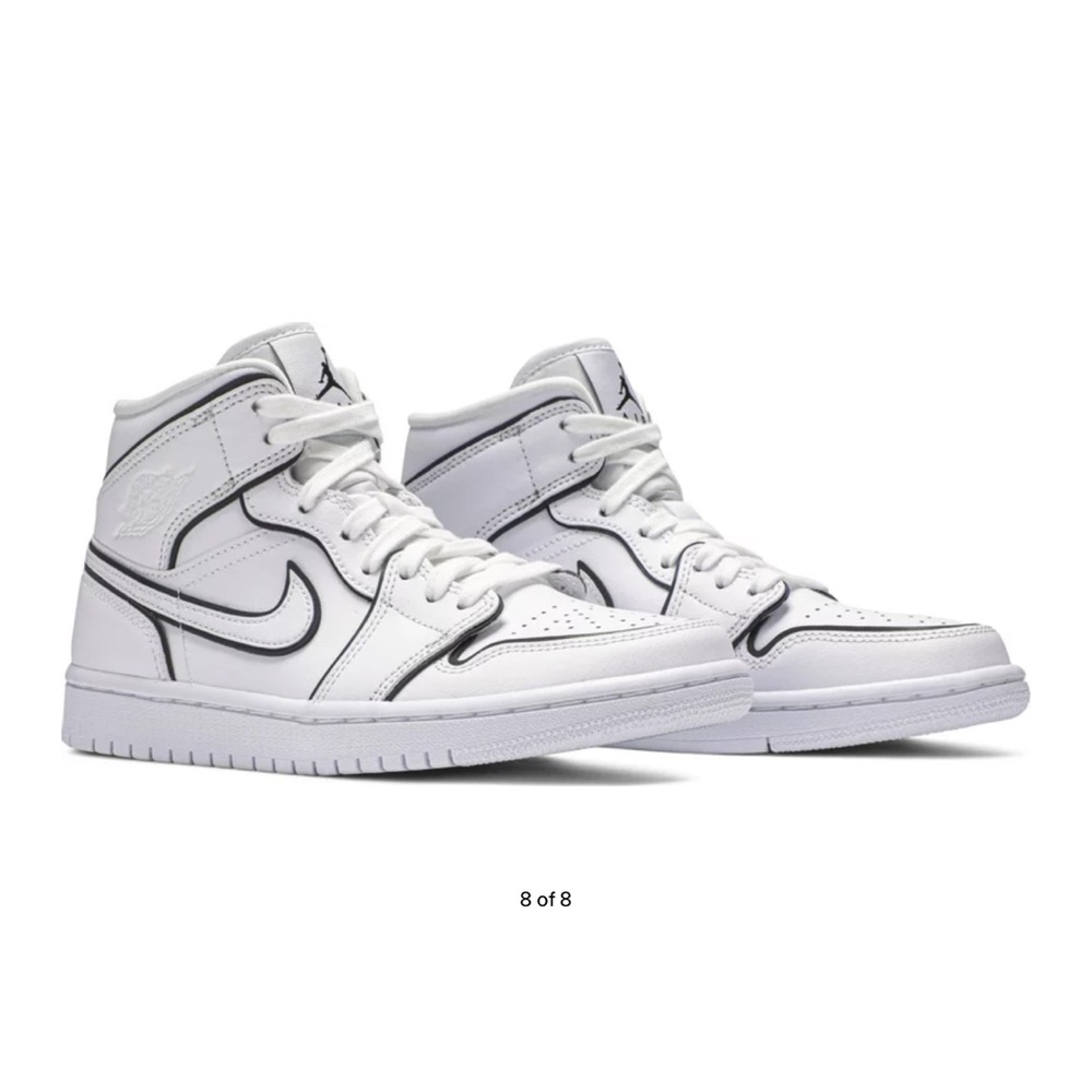 Nike air Jordan mid iridescent trim
